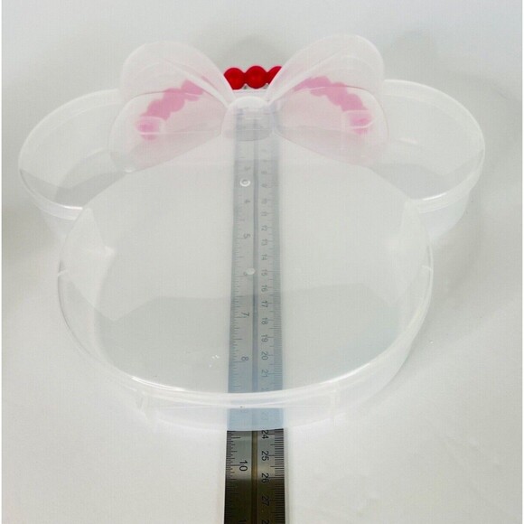 Disney  Mickey and Minnie Mouse Toy Plush Soft And Minnie Plastic Carry Case - Picture 14 of 14